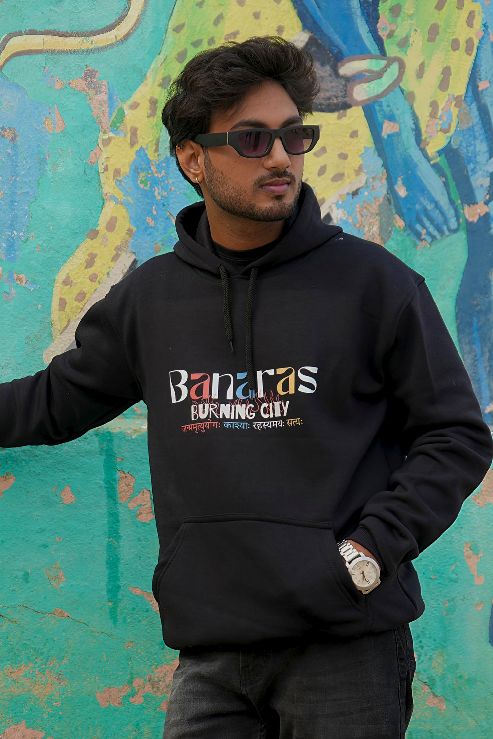 BANARAS BURNING CITY - UNISEX HOODIES