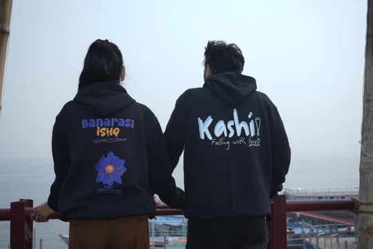 Banarasi Ishq" & "Kashi - Falling with Love" Unisex Hoodie