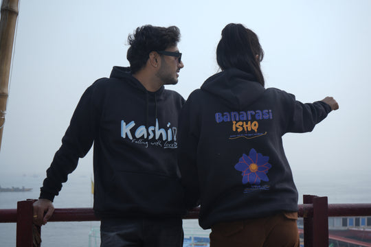 Banarasi Ishq" & "Kashi - Falling with Love" Unisex Hoodie