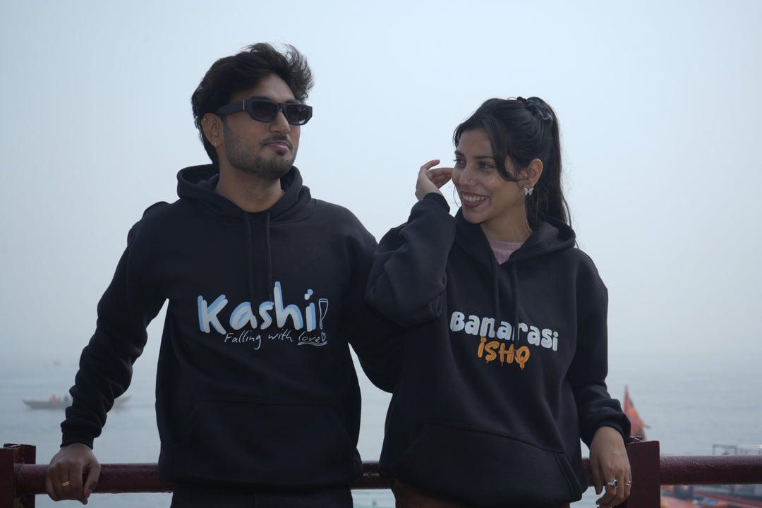 Banarasi Ishq" & "Kashi - Falling with Love" Unisex Hoodie