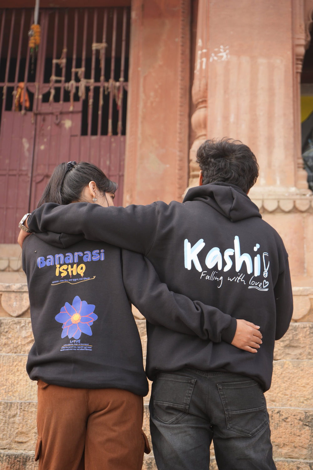 Banarasi Ishq" & "Kashi - Falling with Love" Unisex Hoodie