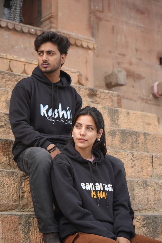 Banarasi Ishq" & "Kashi - Falling with Love" Unisex Hoodie